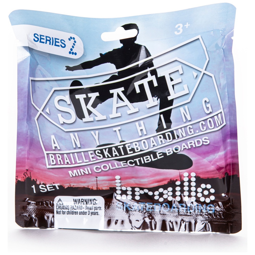 Braille Skateboarding Mini Skateboard Collectible Blind Bag Series 2
