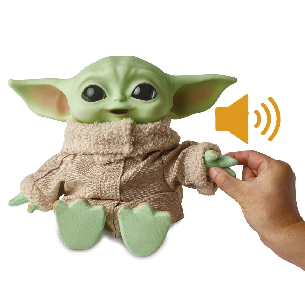 Figurine Lego Star Wars Bébé Yoda 30 cm avec sons et sac - Vert