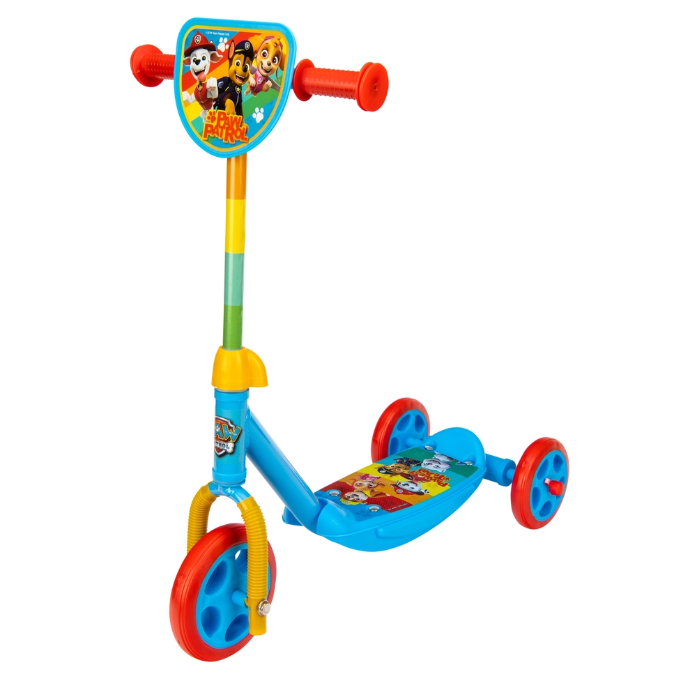 Trottinette 3 Roues Pat' Patrouille Smoby - Enfant Dès 3 Ans, Roues Silencieuses, Guidon Réglable