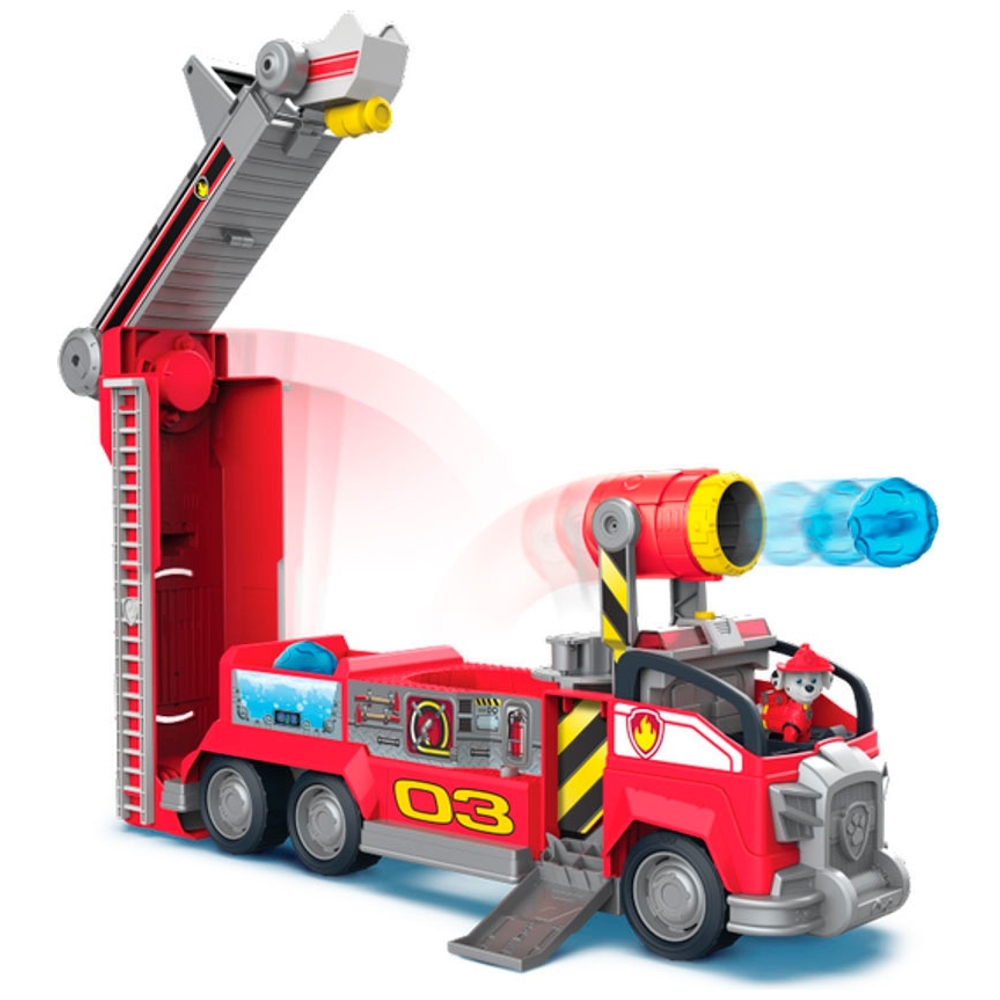 Camion pompier transformable de luxe Pat'Patrouille, Marcus, 3 ans et plus