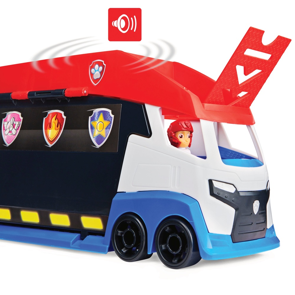 Papa Wegenbouwproces Gedragen PAW Patrol Bus PAW Patroller 2.0 voertuig met licht en geluid en Ryder  figuurtje | Smyths Toys Nederland