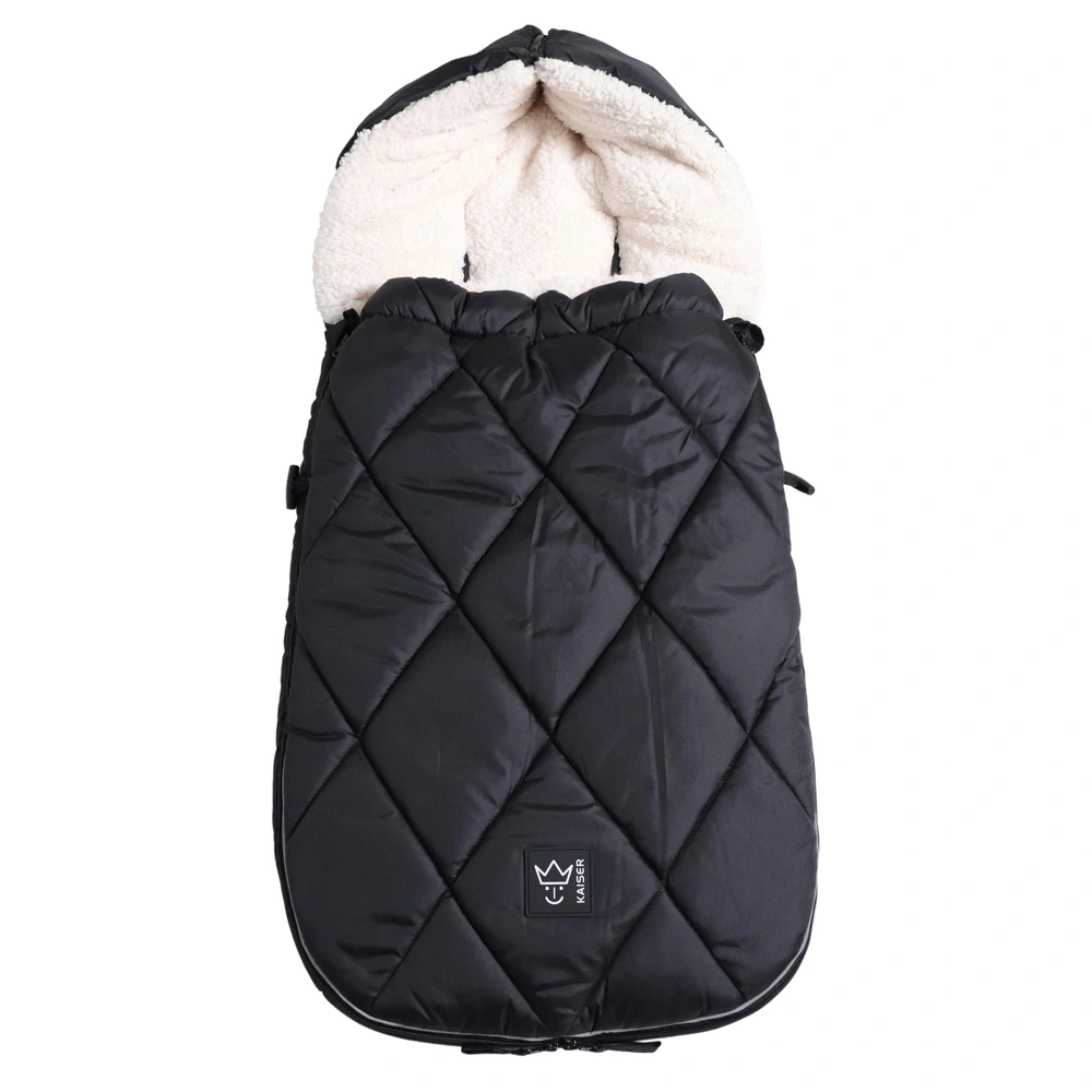 Kaiser Universal Fusack fr Kinderwagen XL TOO Thermo Black schwarz |  Smyths Toys Deutschland