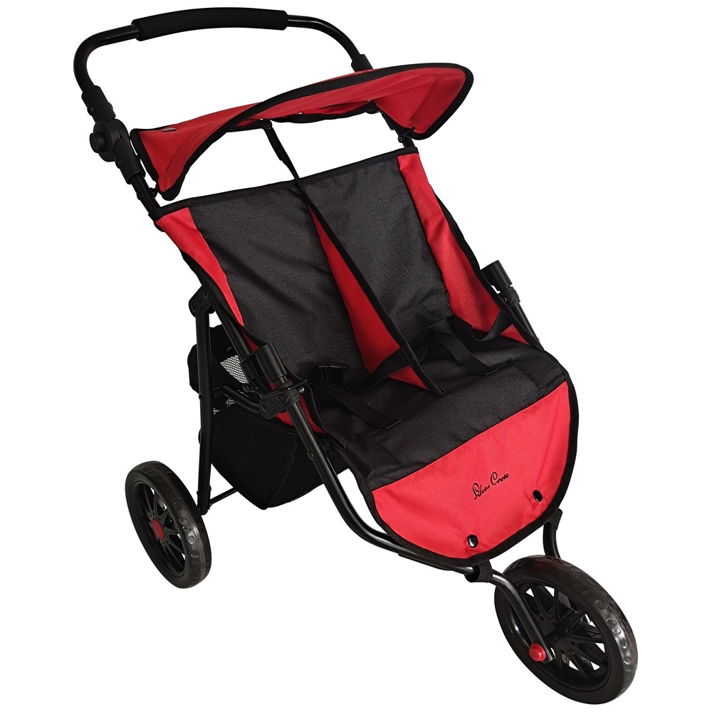 silver cross double buggy toy