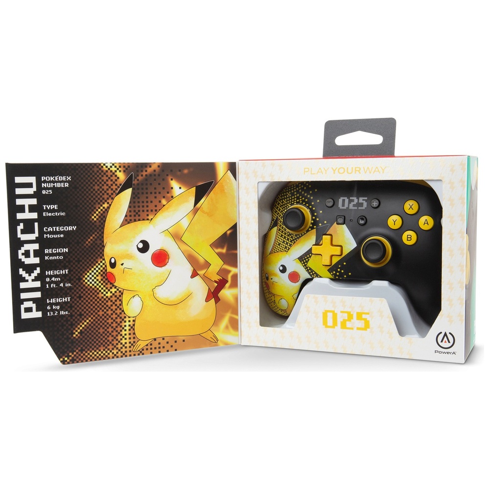 PowerA Enhanced Wireless Controller for Nintendo Switch Pikachu 025