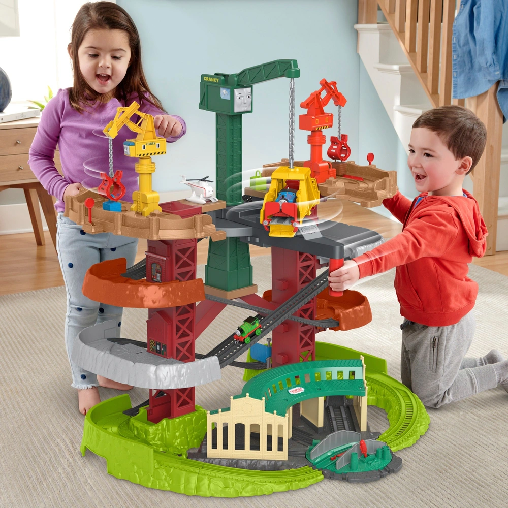 Thomas Friends Track Set Trains Cranes Super Tower Smyths