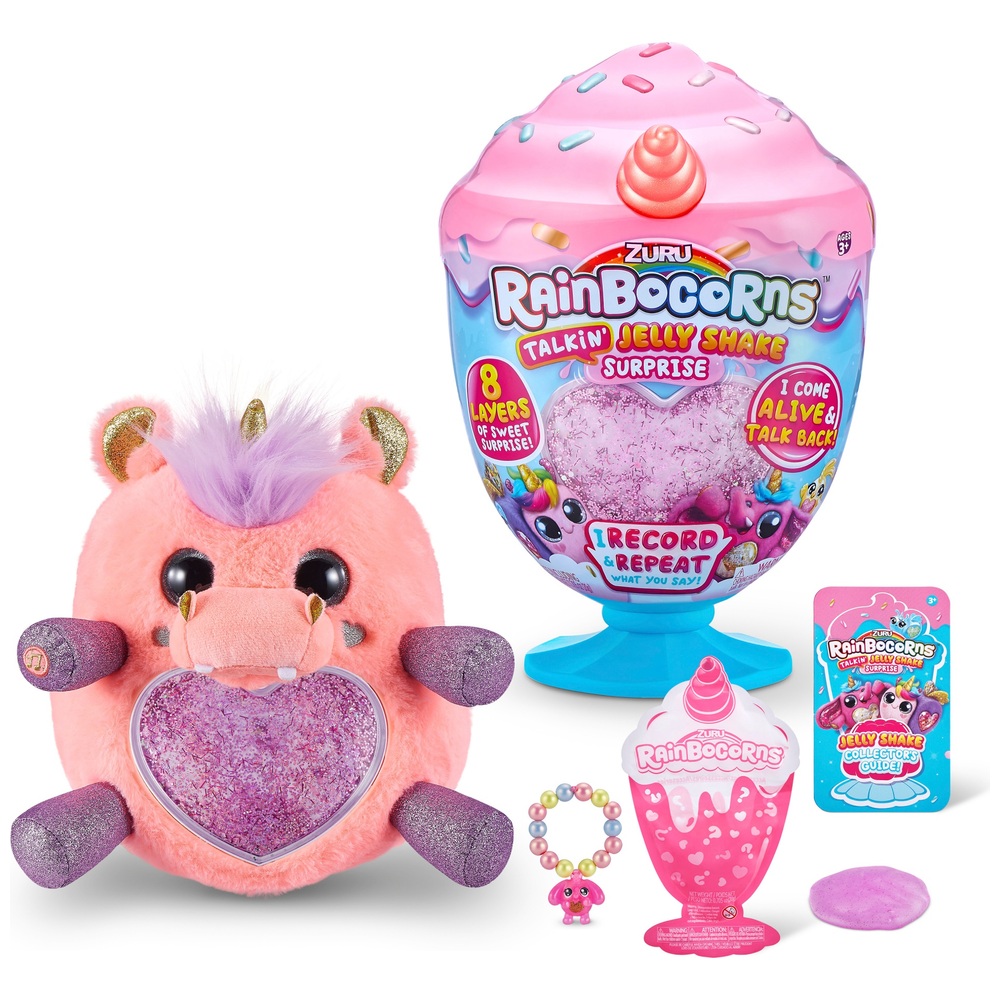 Rainbocorns Talkin’ Hippo Jelly Shake Surprise Electronic Plush by ZURU ...