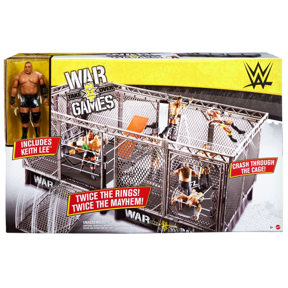 Wwe Nxt Takeover War Games Playset With Keith Lee Figure Smyths Toys Uk