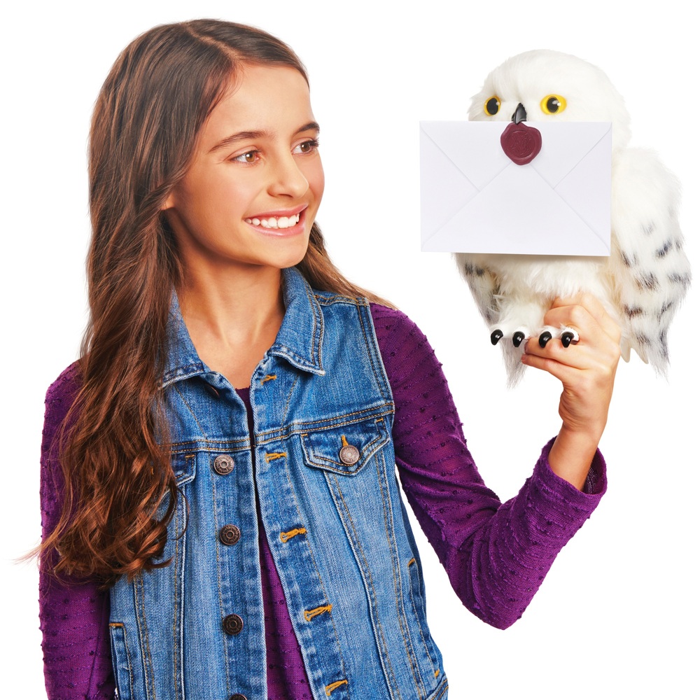HARRY POTTER PELUCHE interactive Hedwig 30 cm marionnette puppet