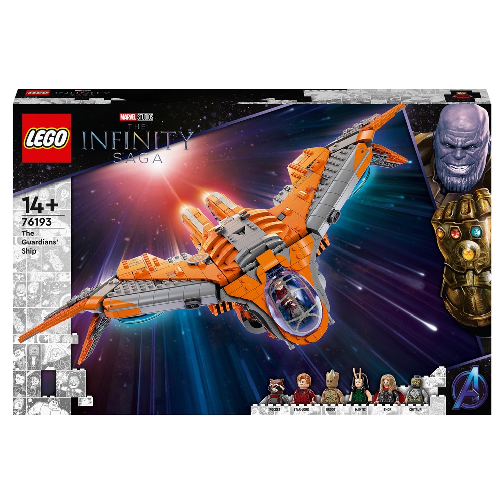 LEGO Marvel Avengers 76193 The Guardians' Ship Set | Smyths Toys Ireland