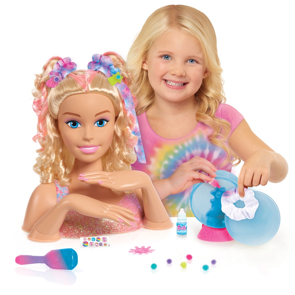 Barbie Luxe batik-kappershoofd | Smyths Nederland
