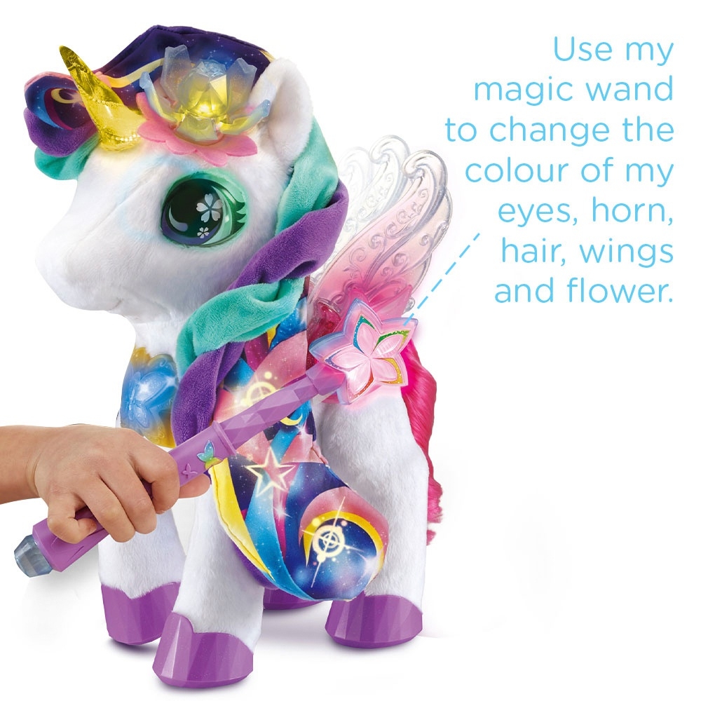 VTech Myla Blush & Bloom Unicorn Interactive Children's Toy Pet Mythical Talking 