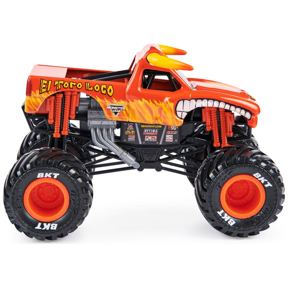 Monster Jam, Official 1:24 El Toro Loco Monster Truck, Collector Die