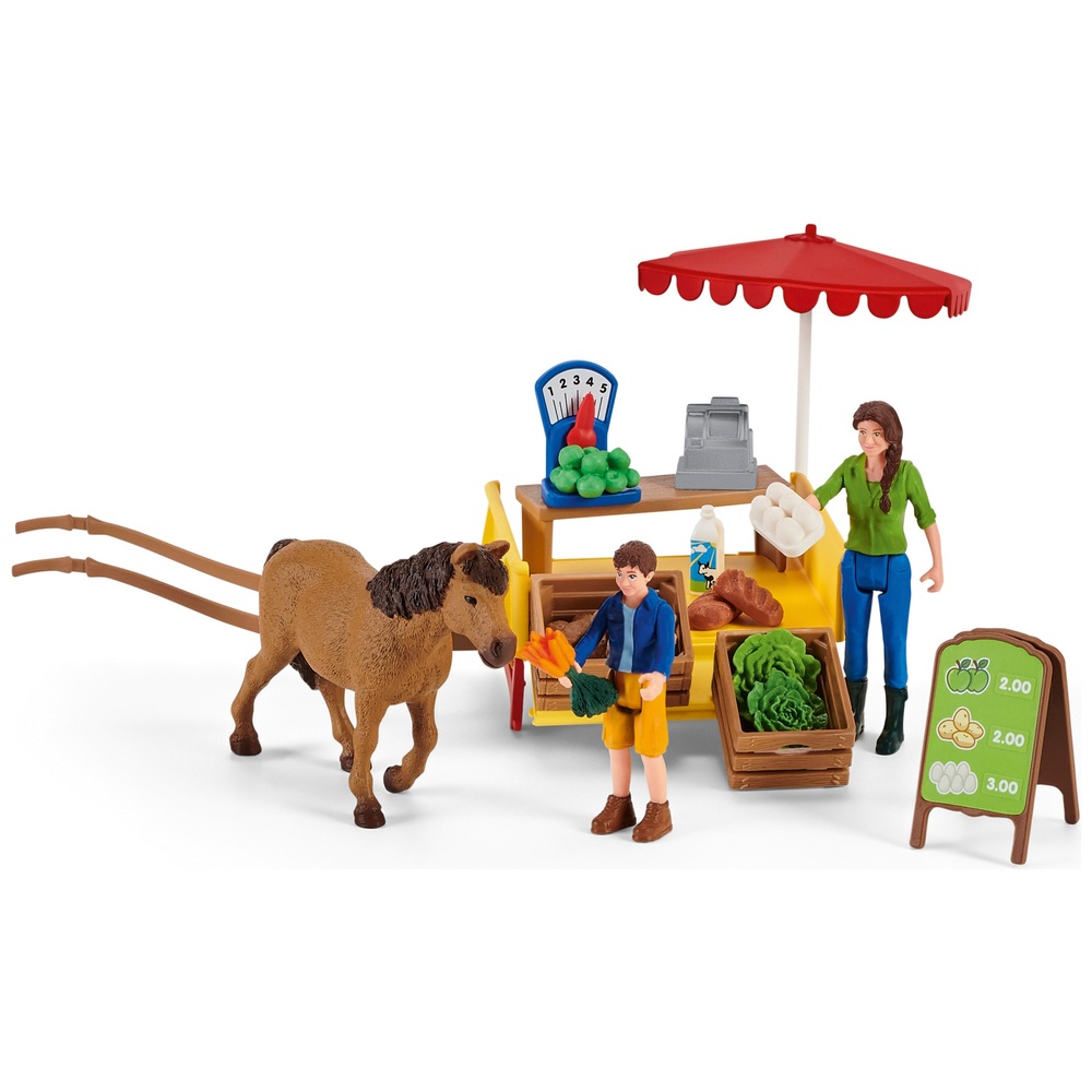 SCHLEICH - Ferme éducative - 42605 - Farm World - Jouet pour