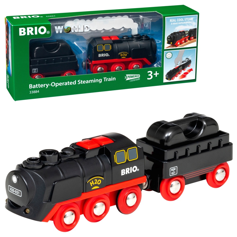 Brio - Locomotive rouge puissante a piles - Age 3 ans +