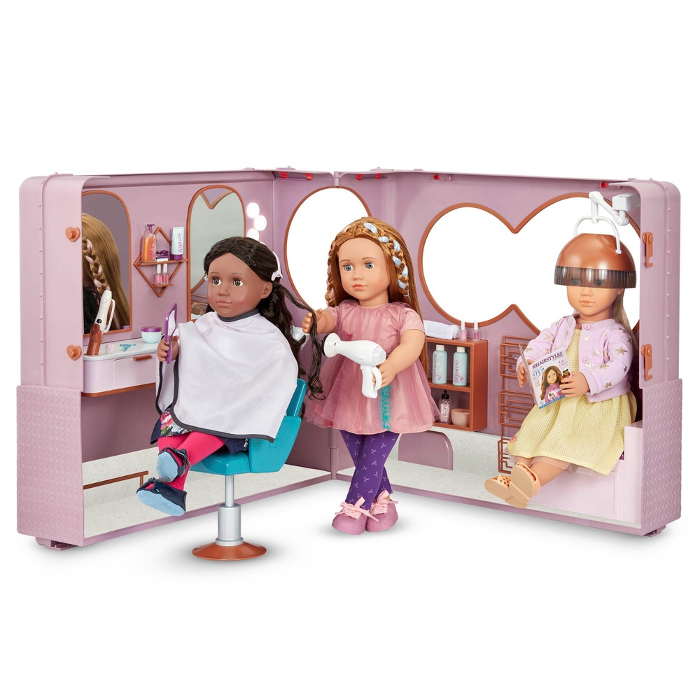 Barbie – Poupée Et Salon De Coiffure