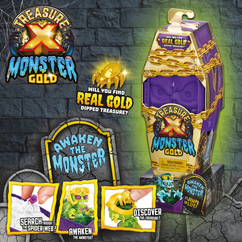 Treasure X Monster Gold- Monster Coffin - 13 Levels of Adventure