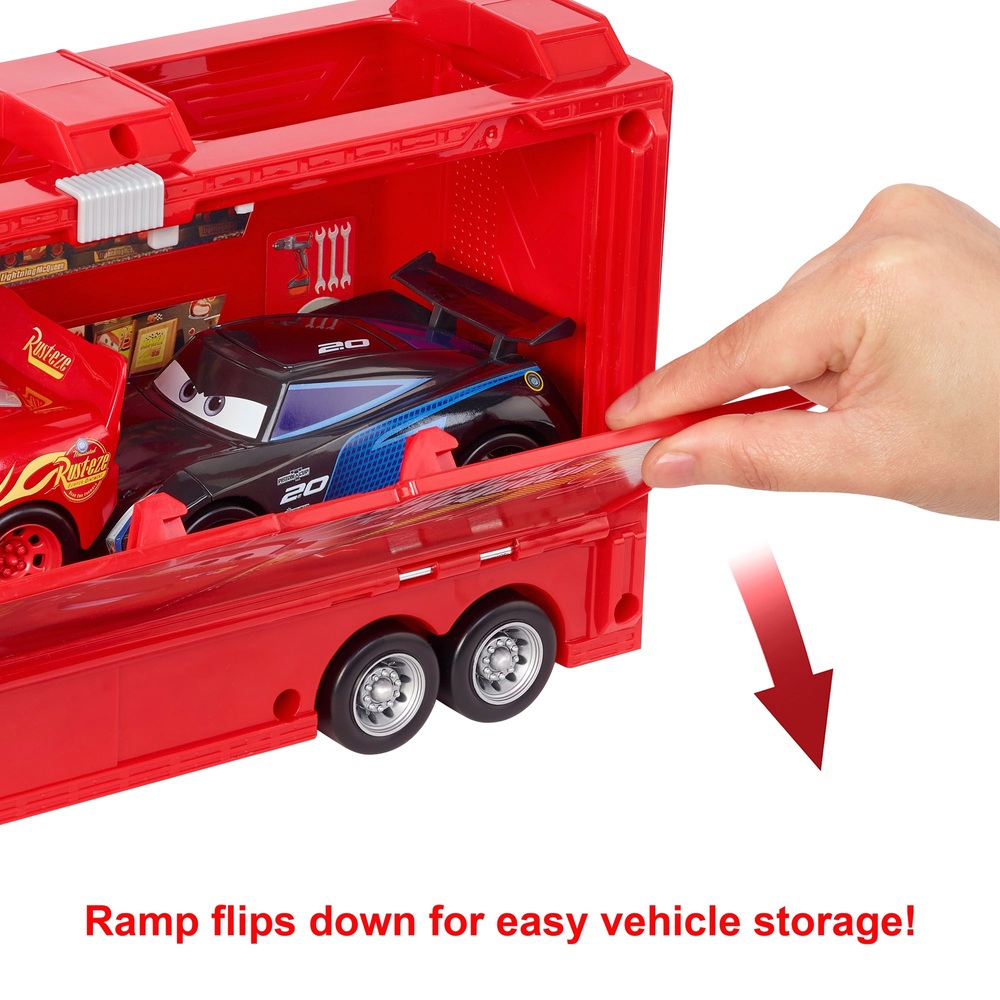 disney pixar cars hauler playset