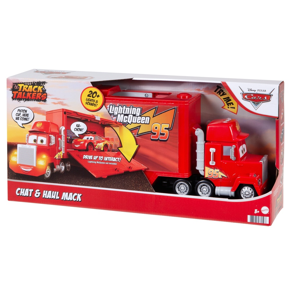 Cars Toys Lightning Mcqueen & Big Mack Transporter 