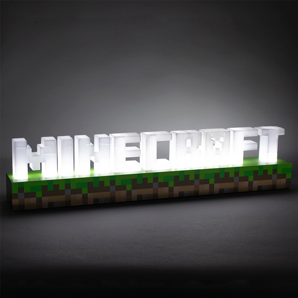 Minecraft Logo Light | Smyths Toys UK