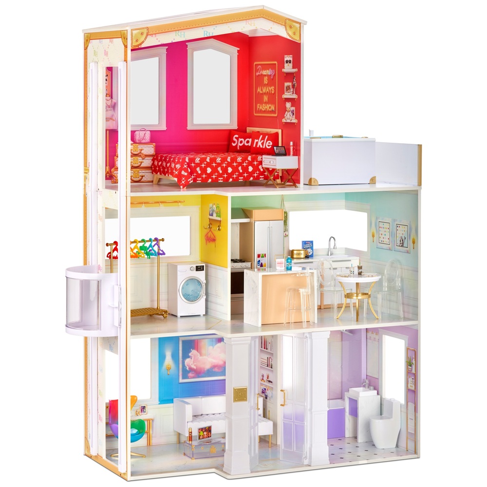 Maison de poupée équipée RAINBOW HIGH : la boîte à Prix Carrefour