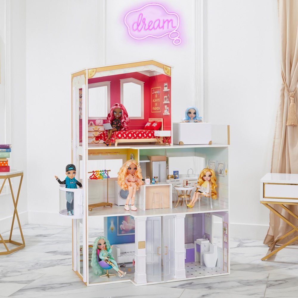 Maison de poupée équipée RAINBOW HIGH : la boîte à Prix Carrefour
