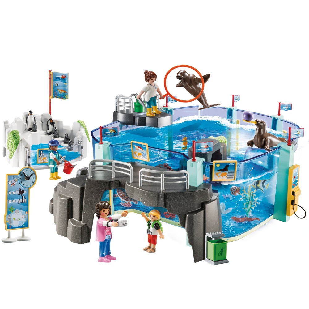  PLAYMOBIL Aquarium Shop Building Set : Toys & Games