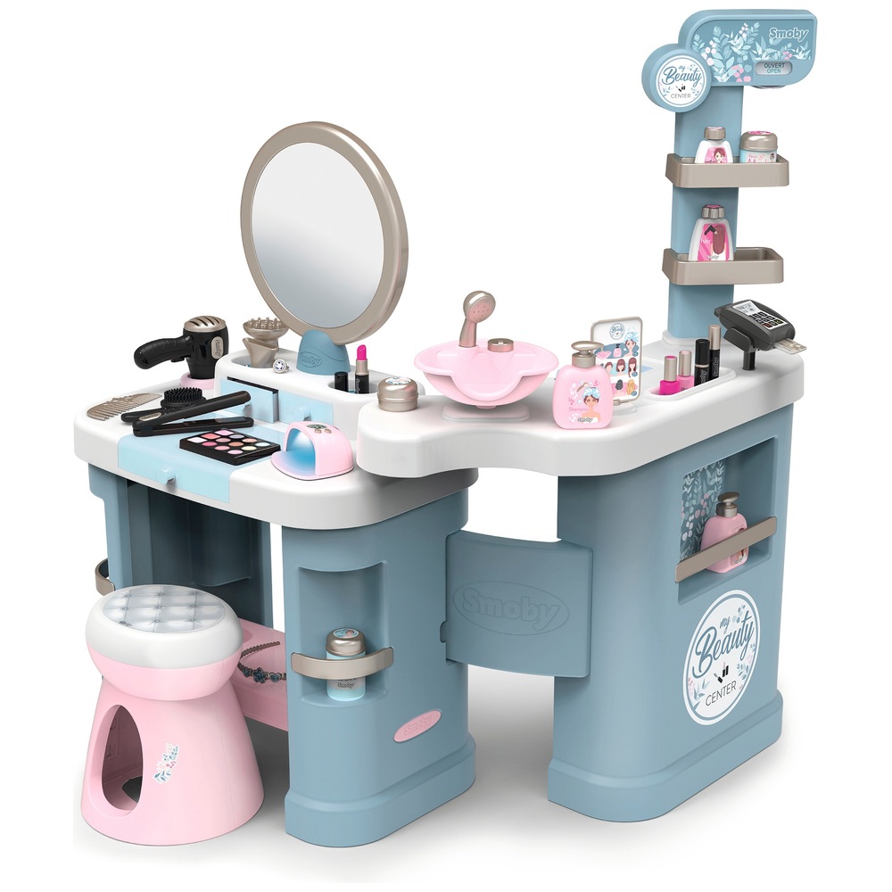 Ingrijpen moeilijk Kan worden berekend Smoby My Beauty Center schoonheidssalon voor kinderen met make-uptafel |  Smyths Toys Nederland