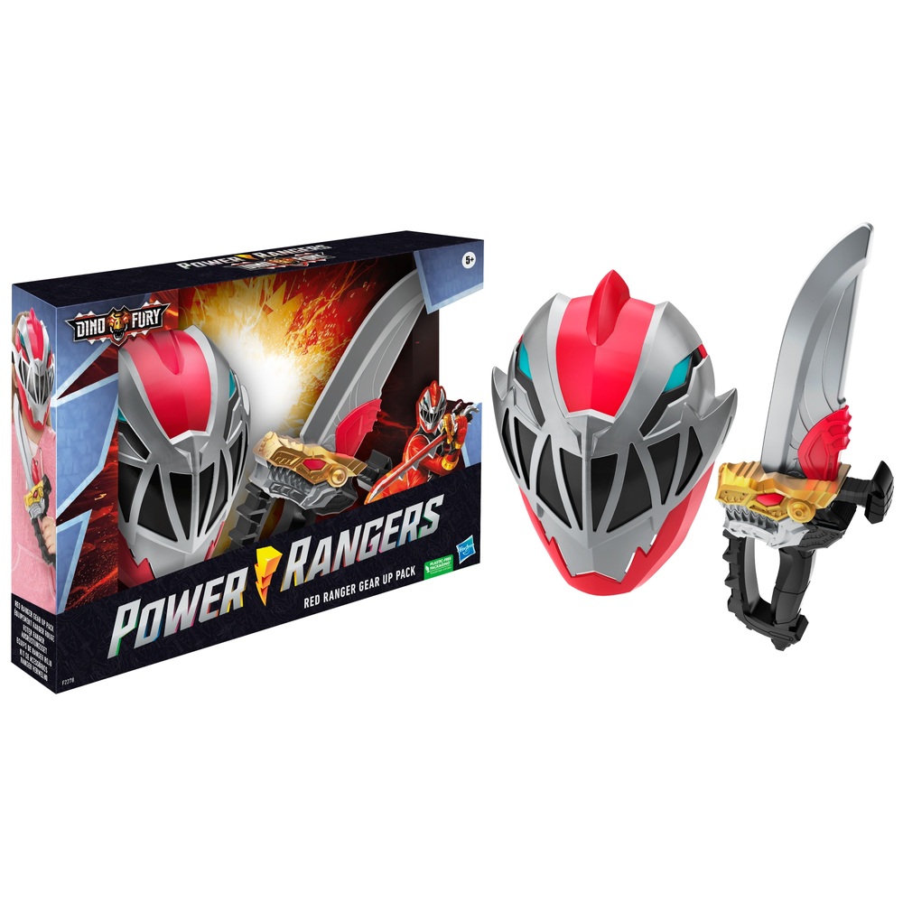 Power Rangers Dino Fury Red Ranger Kids Role Play Toy R Exclusive ...