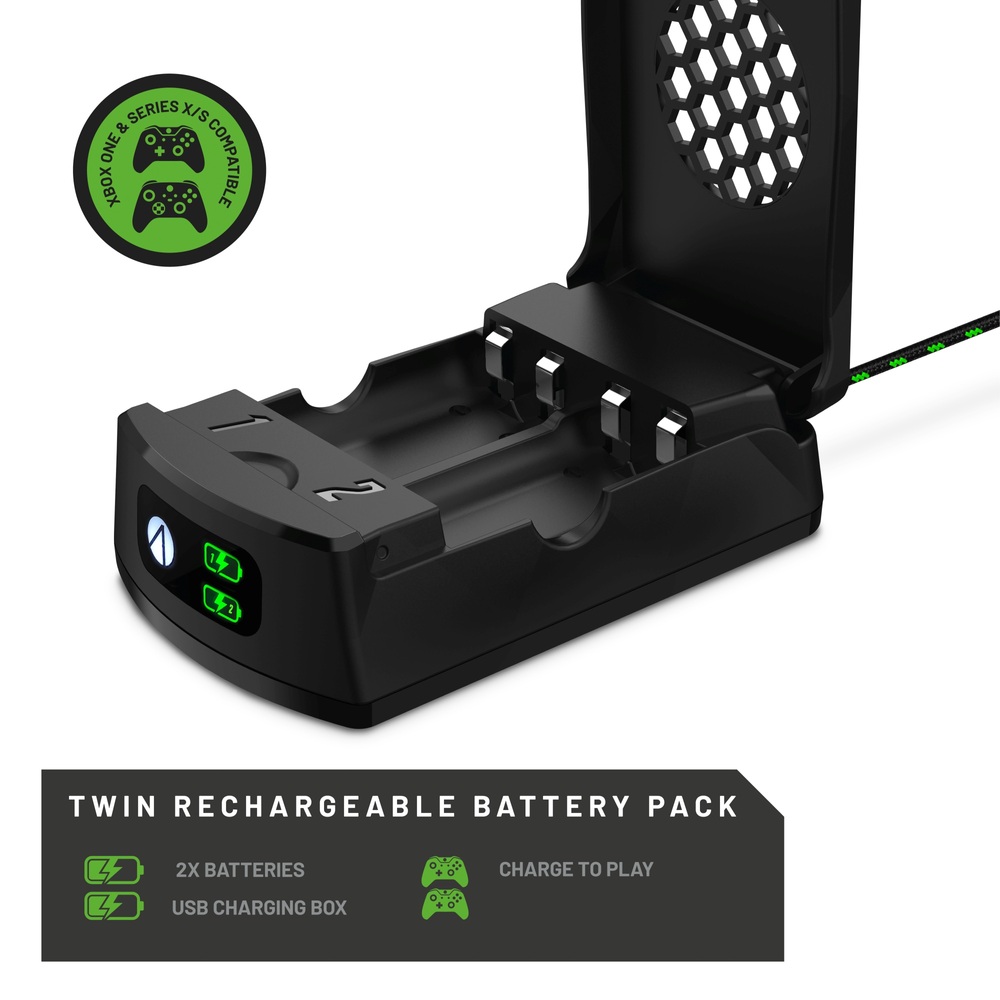 Stealth Sxc10x Dual Rechargeable Battery Pack For Xbox 