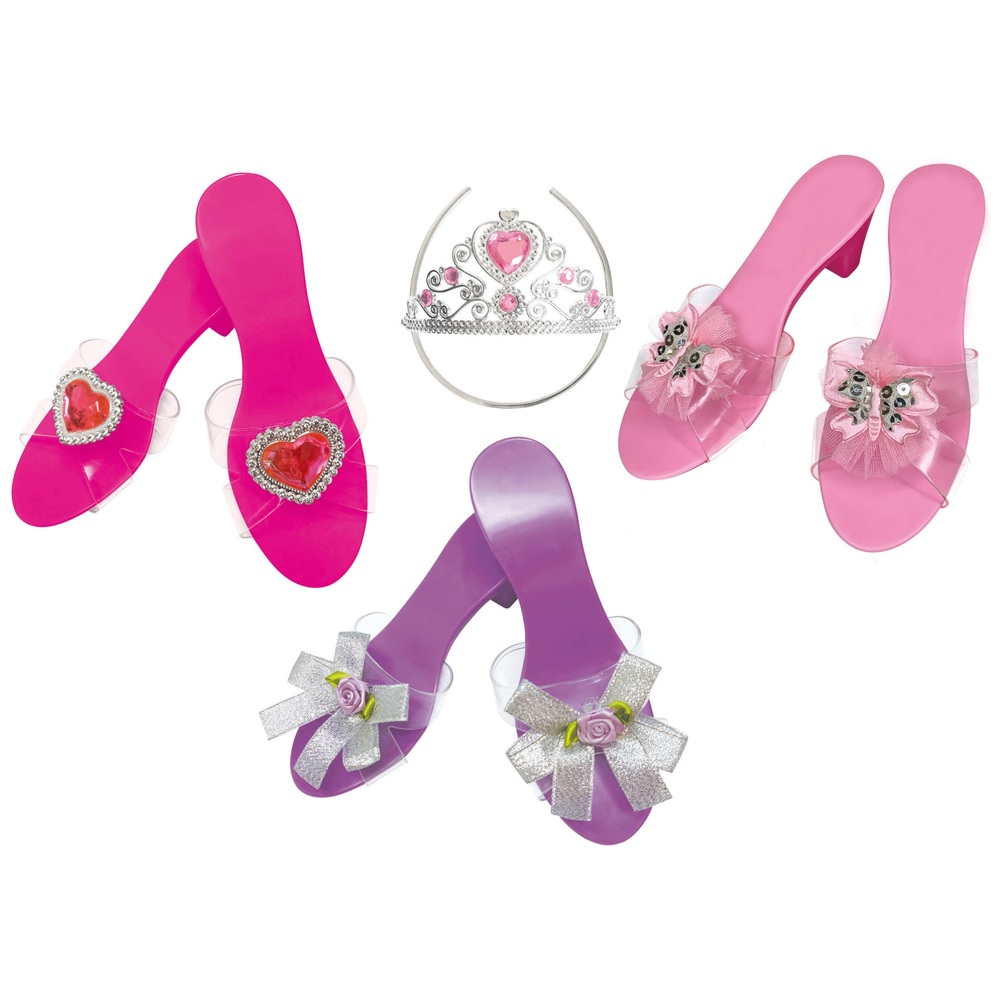  Cinderella Light-Up Costume Shoes for Kids (2/3) : Clothing,  Shoes & Jewelry