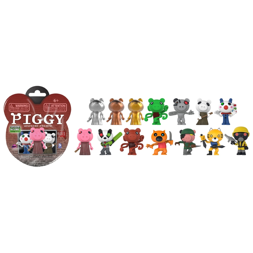 PIGGY Action Figure Series 1 - PIGGY, Tigry, Clown, Fox, & Dinopiggy Roblox