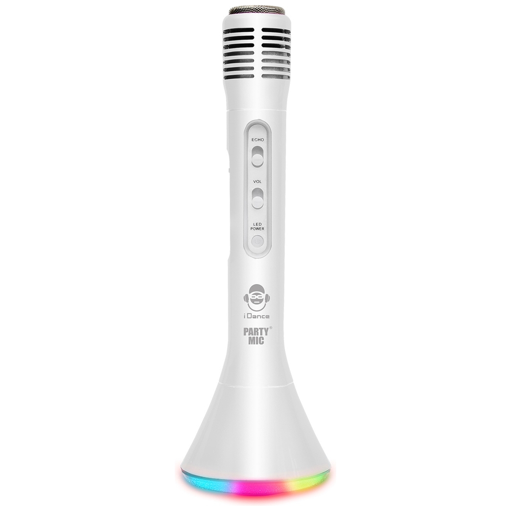 iDance PM60Pink 3 IN 1 Bluetooth Karaoke Party Mikrofon mit Echosteuerung 