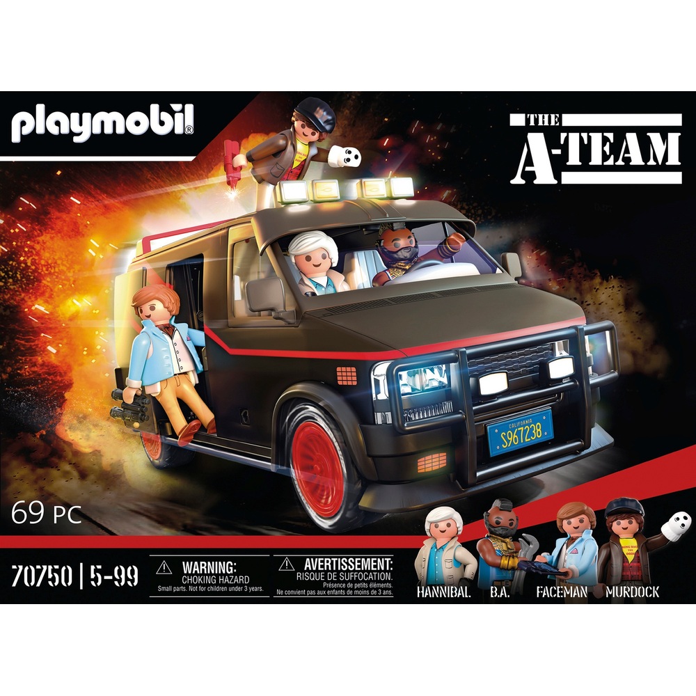 PLAYMOBIL Movie Cars Set 70750: The A-Team Van | Smyths Toys Deutschland