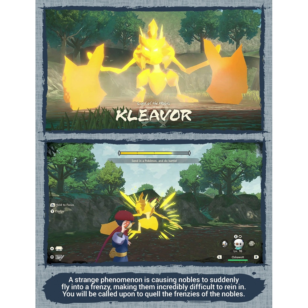 Smyths Toys UK on X: In the Pokémon Legends: Arceus Nintendo Switch game,  it's your task to survey wild Pokémon and create the region's first  Pokédex. Explore the Hisui region of ages