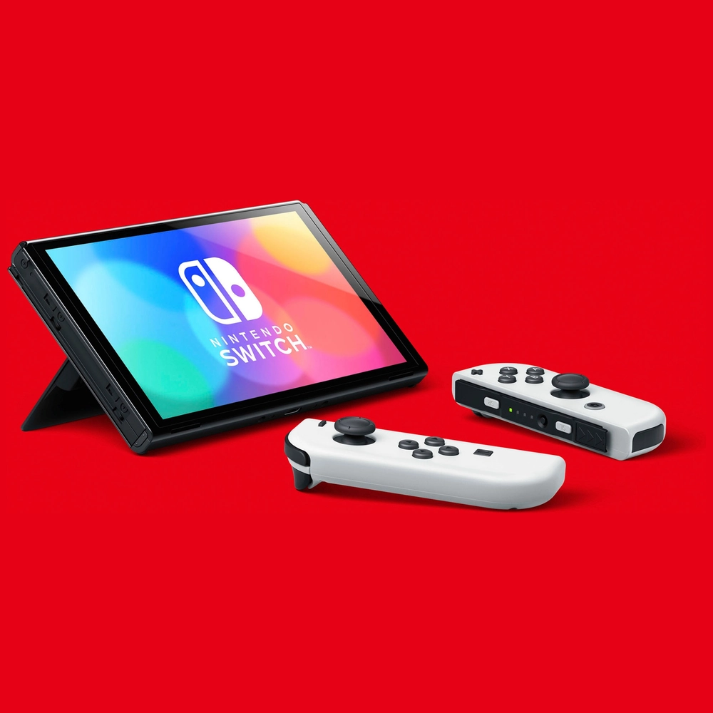 Nintendo Switch console OLED-model wit | Smyths Toys Nederland