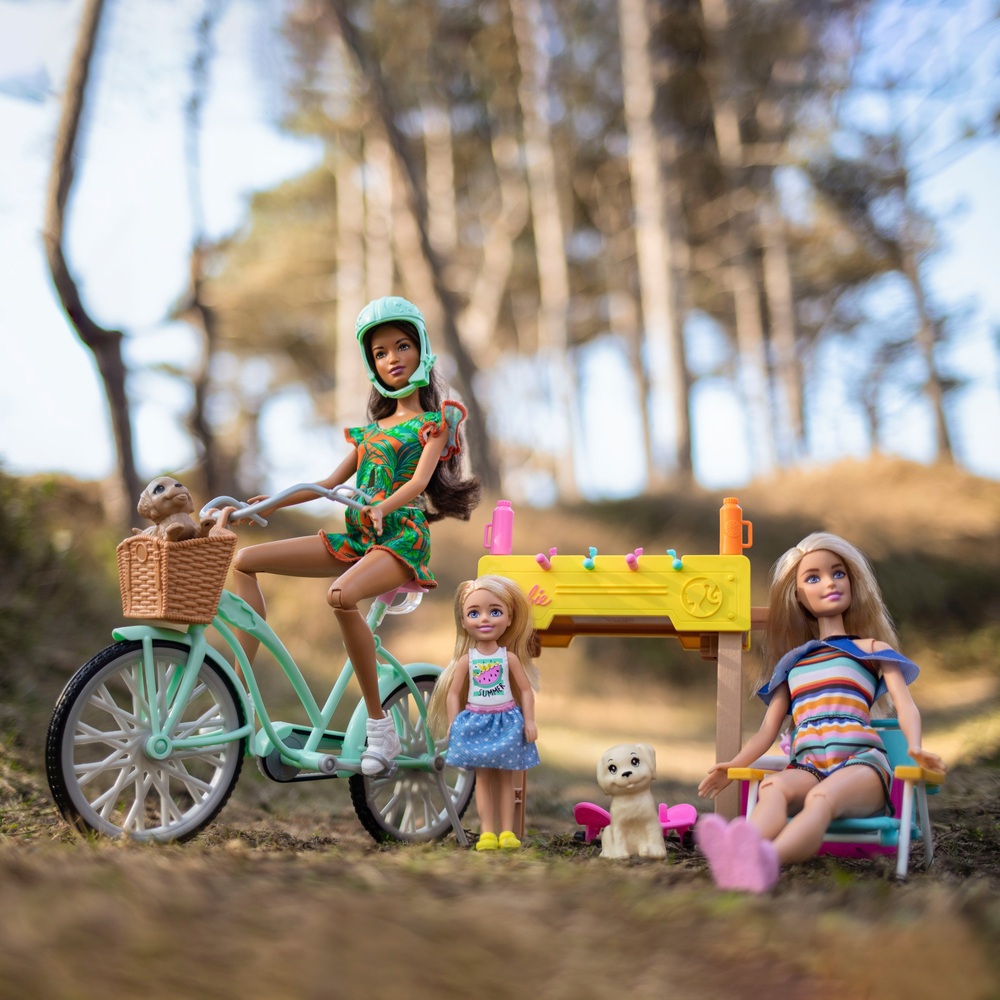 Barbie Camping Fun Sisters Dolls and Bikes - Sam's Club