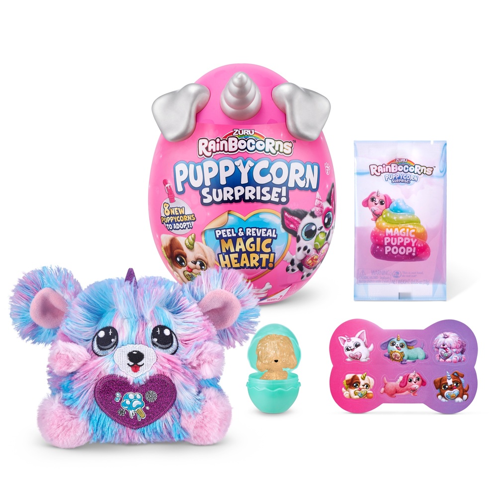 Rainbocorns Mini Puppycorn Peel & Reveal Magic Heart 