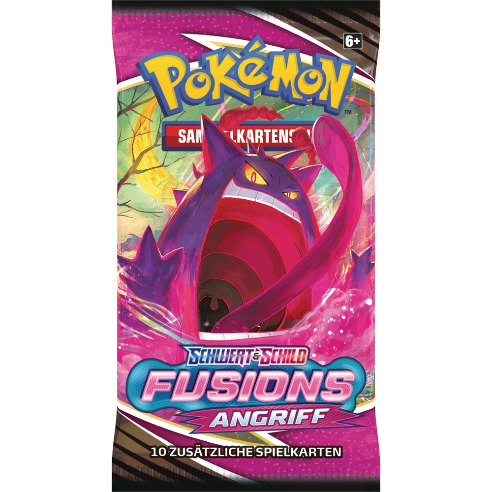Deutsch 5 Booster Fusionsangriff Pokemon SWSH08 