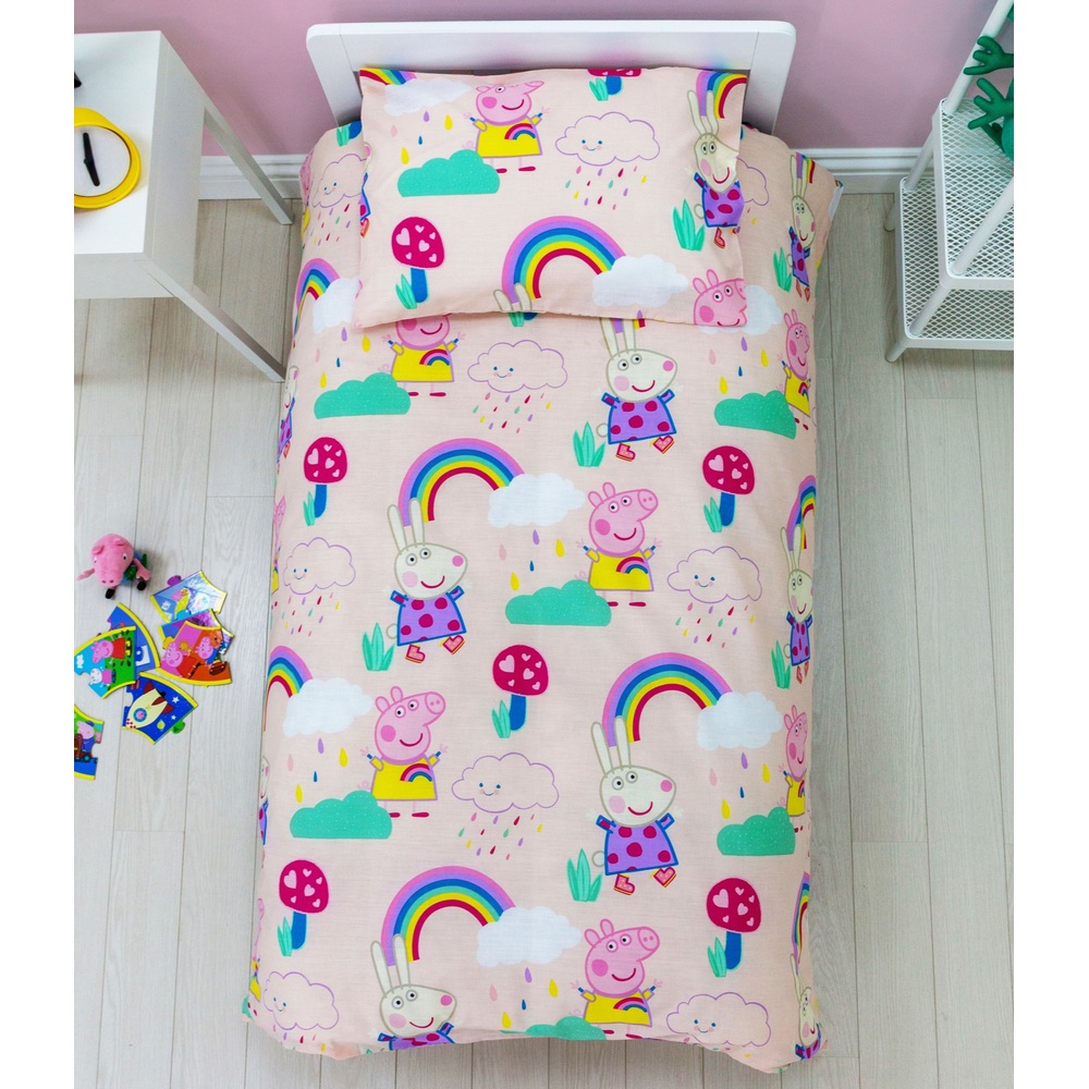 Peppa Pig 4 Piece Junior Bedding Bundle Smyths Toys UK