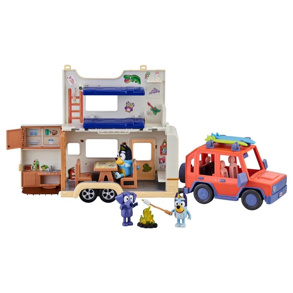 Bluey's Ultimate Caravan Adventures Playset Smyths Toys UK