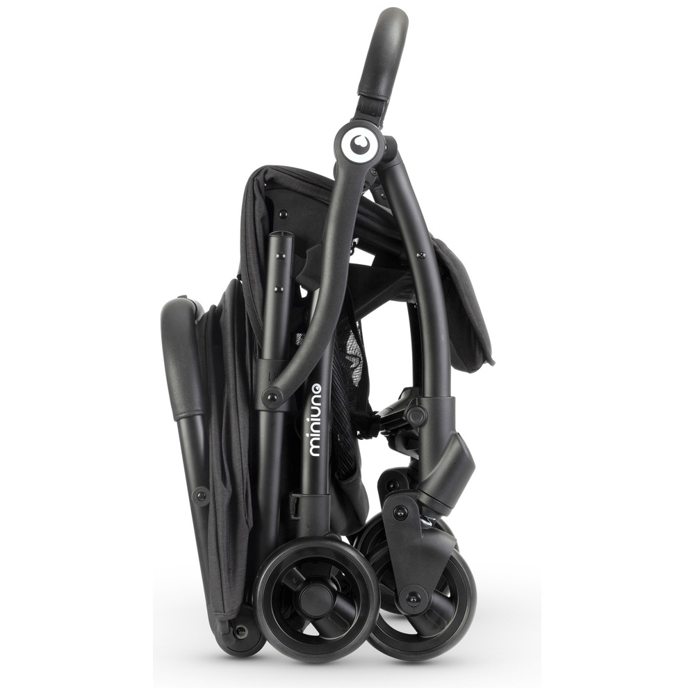 miniuno Touch Fold Compact Stroller Black | Smyths Toys UK