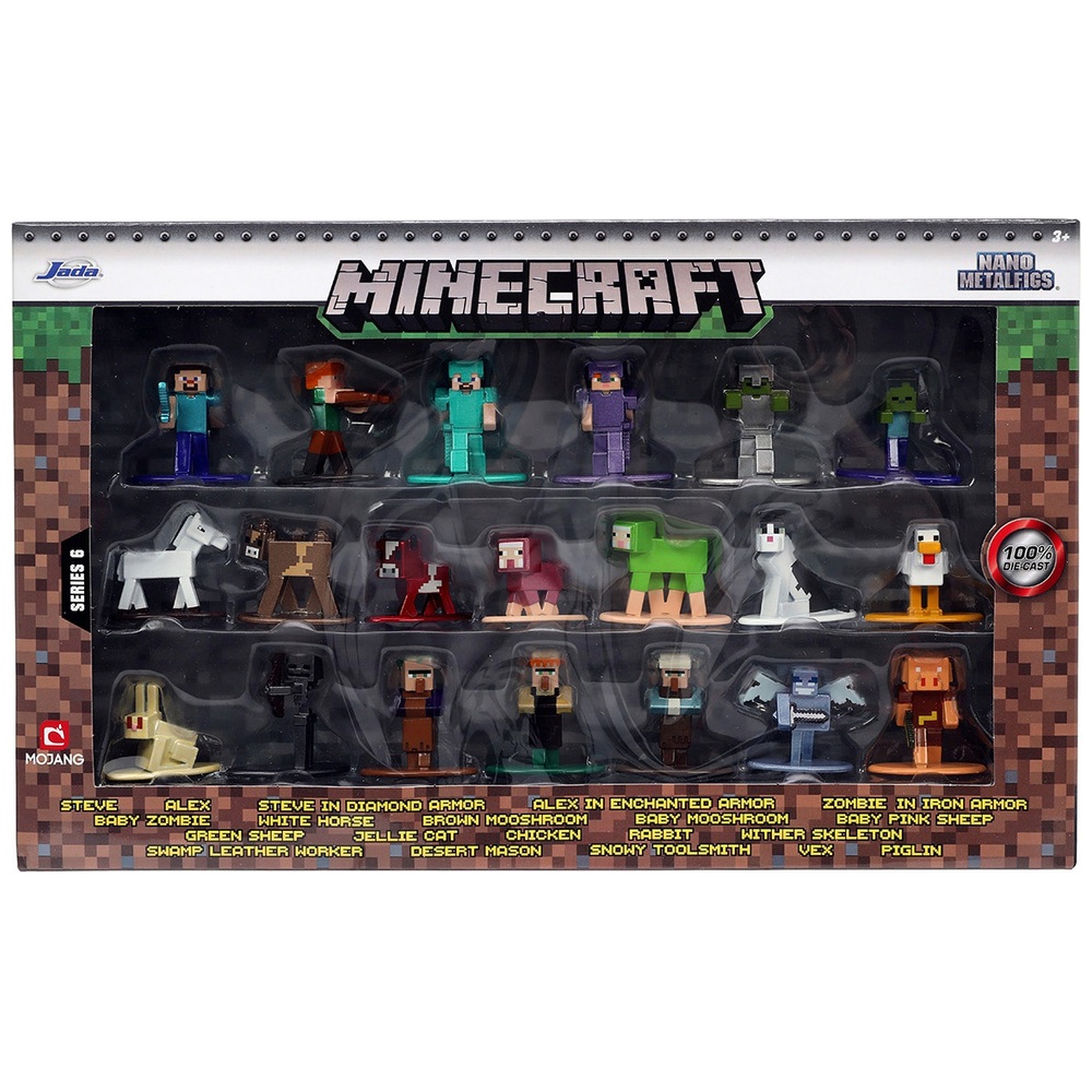 minecraft diecast 20 pack assortment