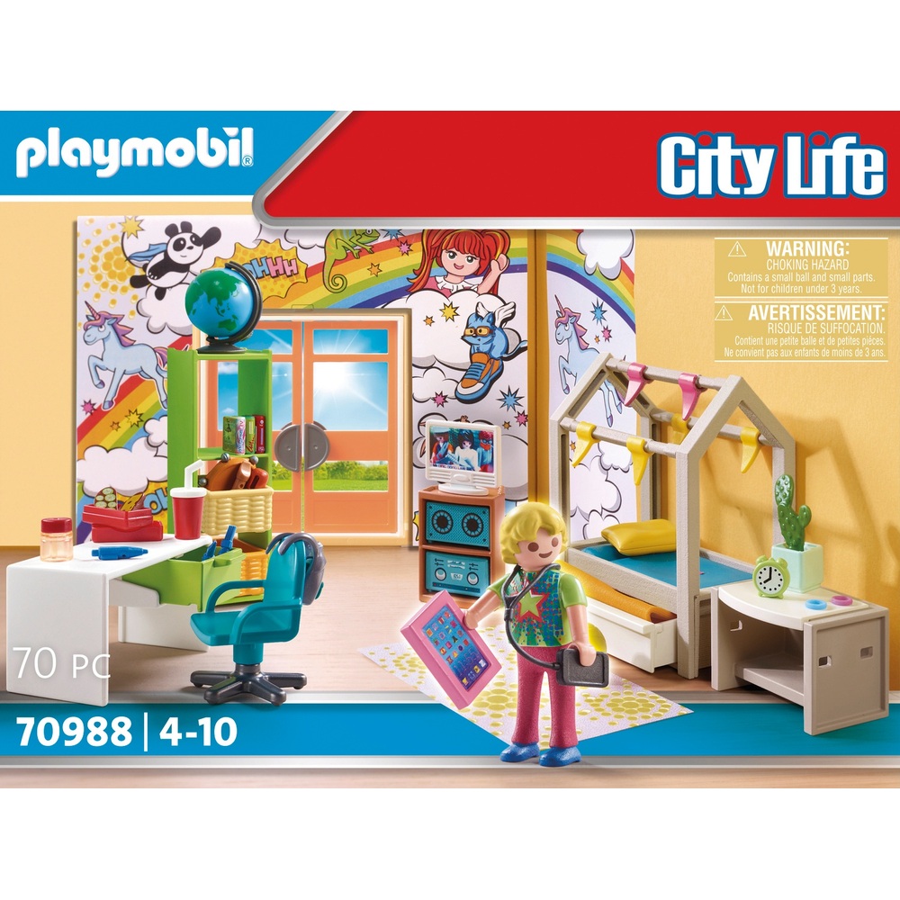 Onvervangbaar te binden Idioot PLAYMOBIL City Life 70988 Jugendzimmer | Smyths Toys Deutschland