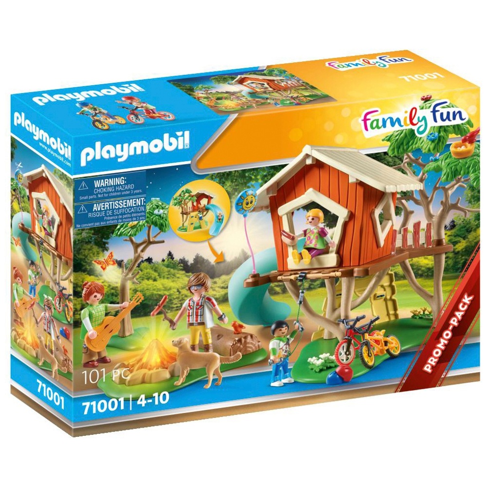 Heel veel goeds Deskundige Armoedig PLAYMOBIL Family Fun 71001 Avontuurlijke boomhut met glijbaan | Smyths Toys  Nederland
