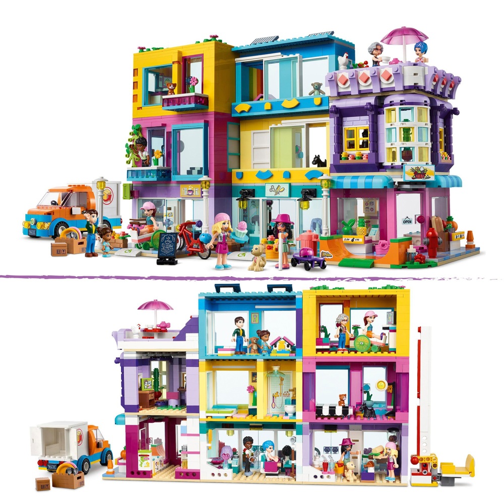 LEGO 41704 Friends Main Street Heartlake City Building Set | Smyths Toys UK