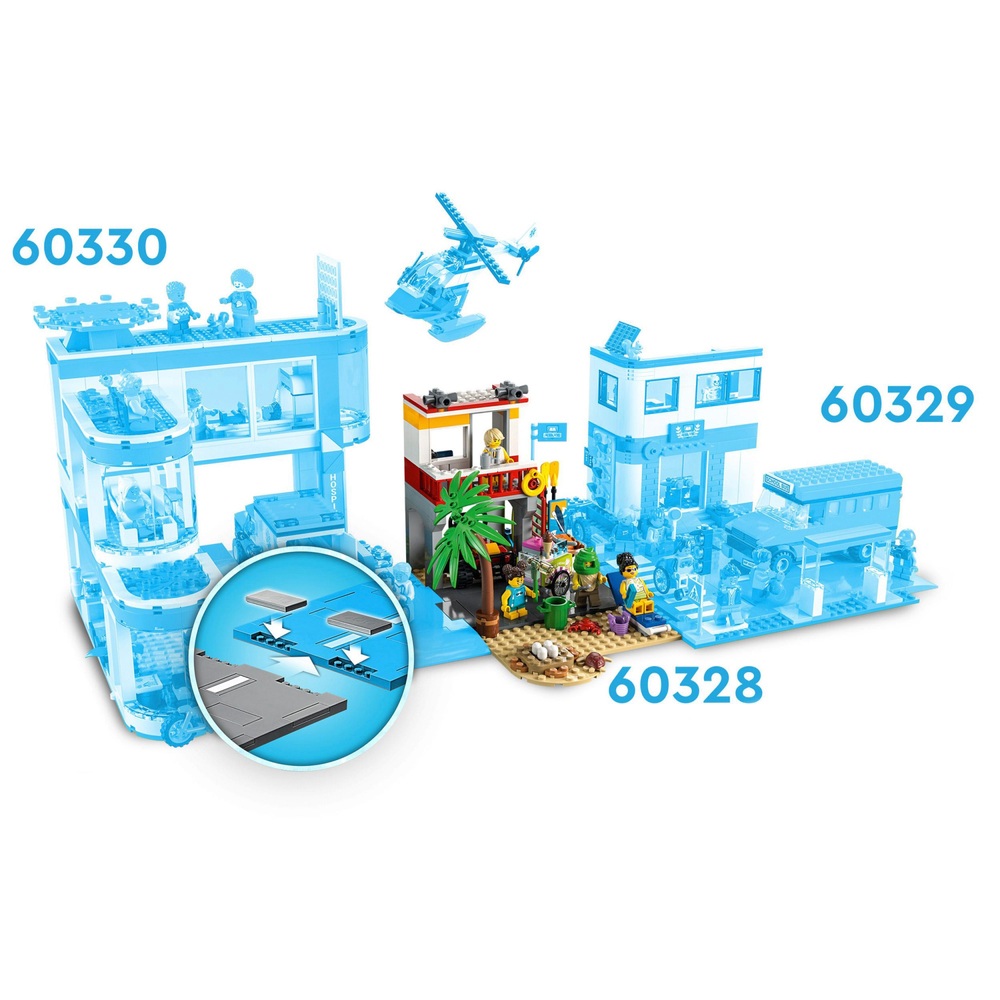 5+ 0,-Versand 60328 VORVERKAUF NEU LEGO® City Rettungsschwimmer-Station 