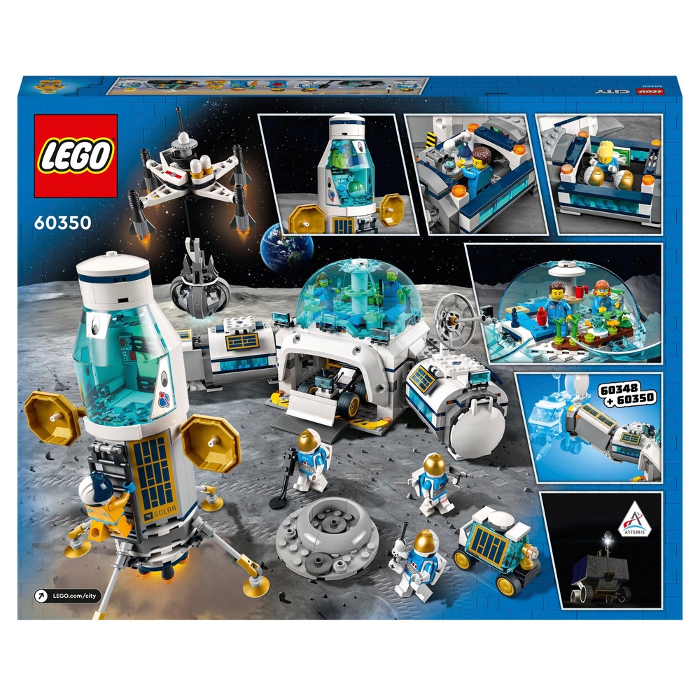 LEGO City 60350 Lunar Research Space Astronaut Toy Set | Smyths Ireland