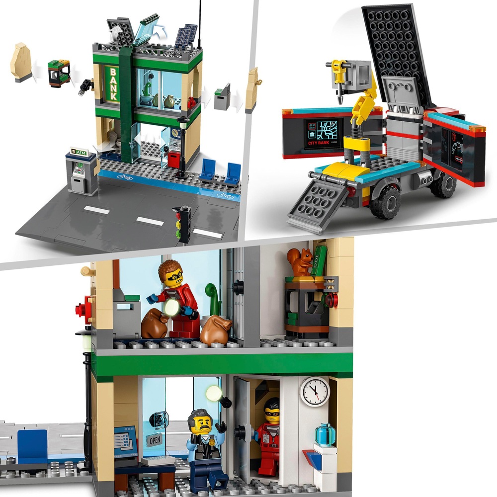Lego City Banküberfall mit Verfolgungsjagd 