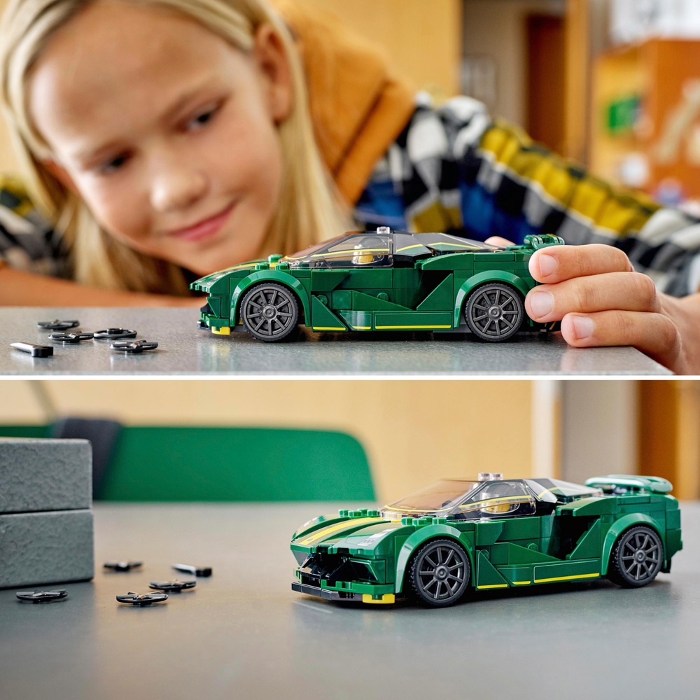LEGO Speed Champions 76907 Lotus Evija Race Car Model Toy | Smyths Toys UK