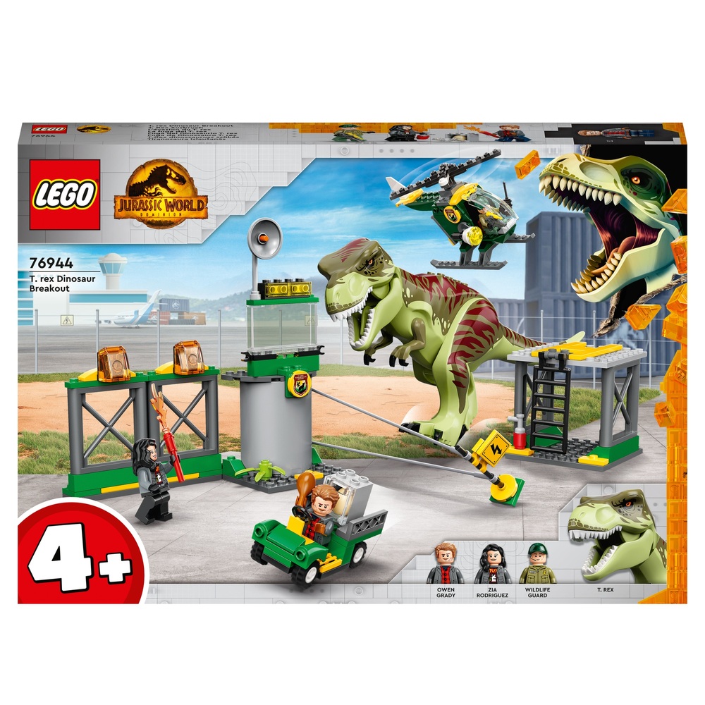 LEGO Jurassic World 76944 T. Rex Dinosaur Toy | Smyths UK